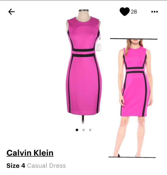 Vestido Calvin Klein